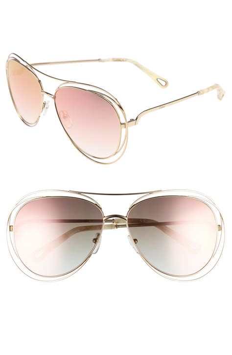 chloe aviator|Chloé Sunglasses .